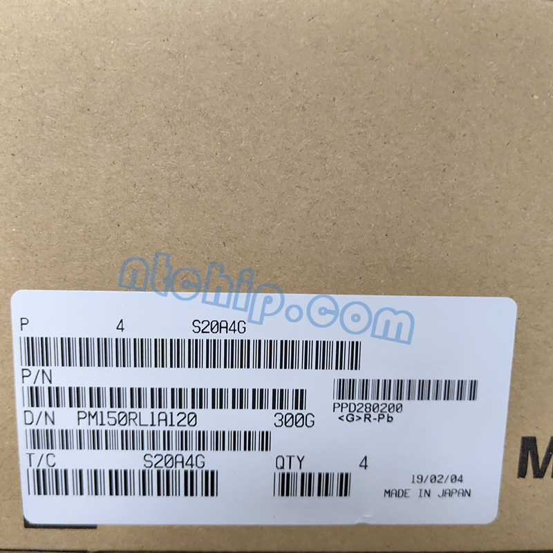 PM150RL1A120 outer box label